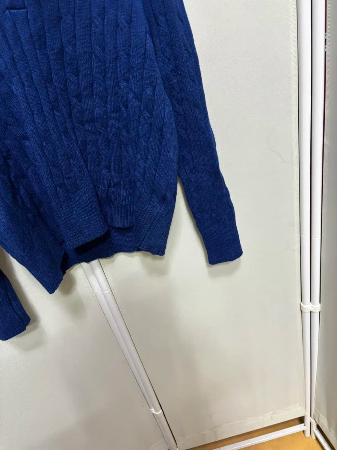 블루 카라 니트 스웨터 M 상품이미지3