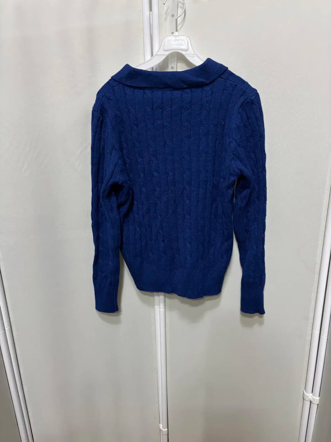 블루 카라 니트 스웨터 M 상품이미지4