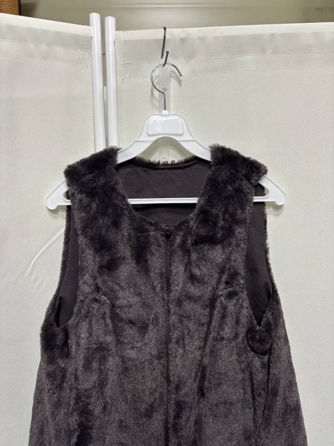 양면 털 조끼 베스트 상품이미지2