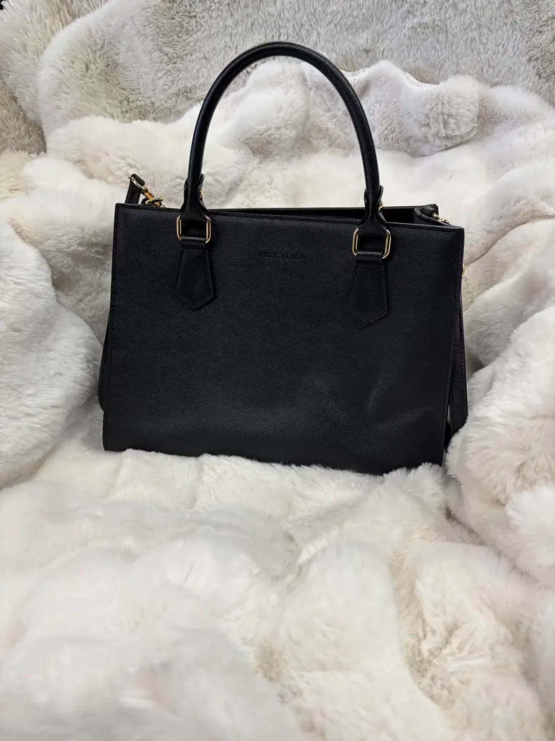 빈치스벤치(Vincis Bench) 블랙 토트백 겸 크로스백 상품이미지1