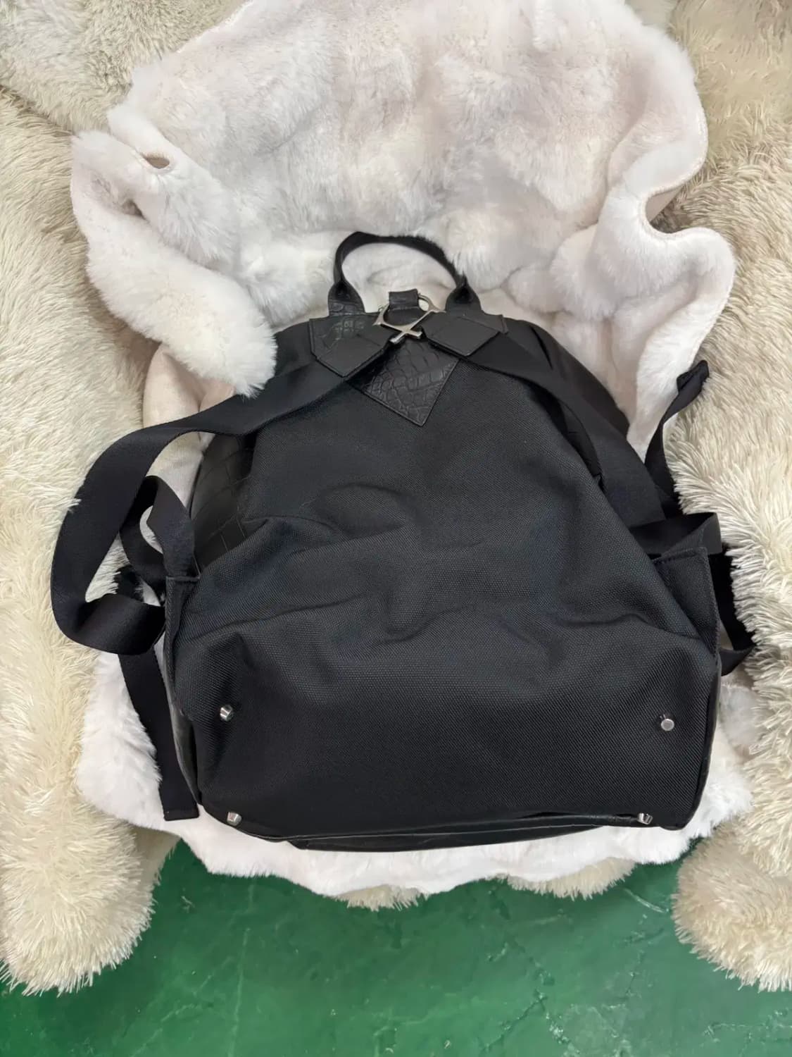 지오송지오 남녀공용 소가죽 백팩 가방 상품이미지3