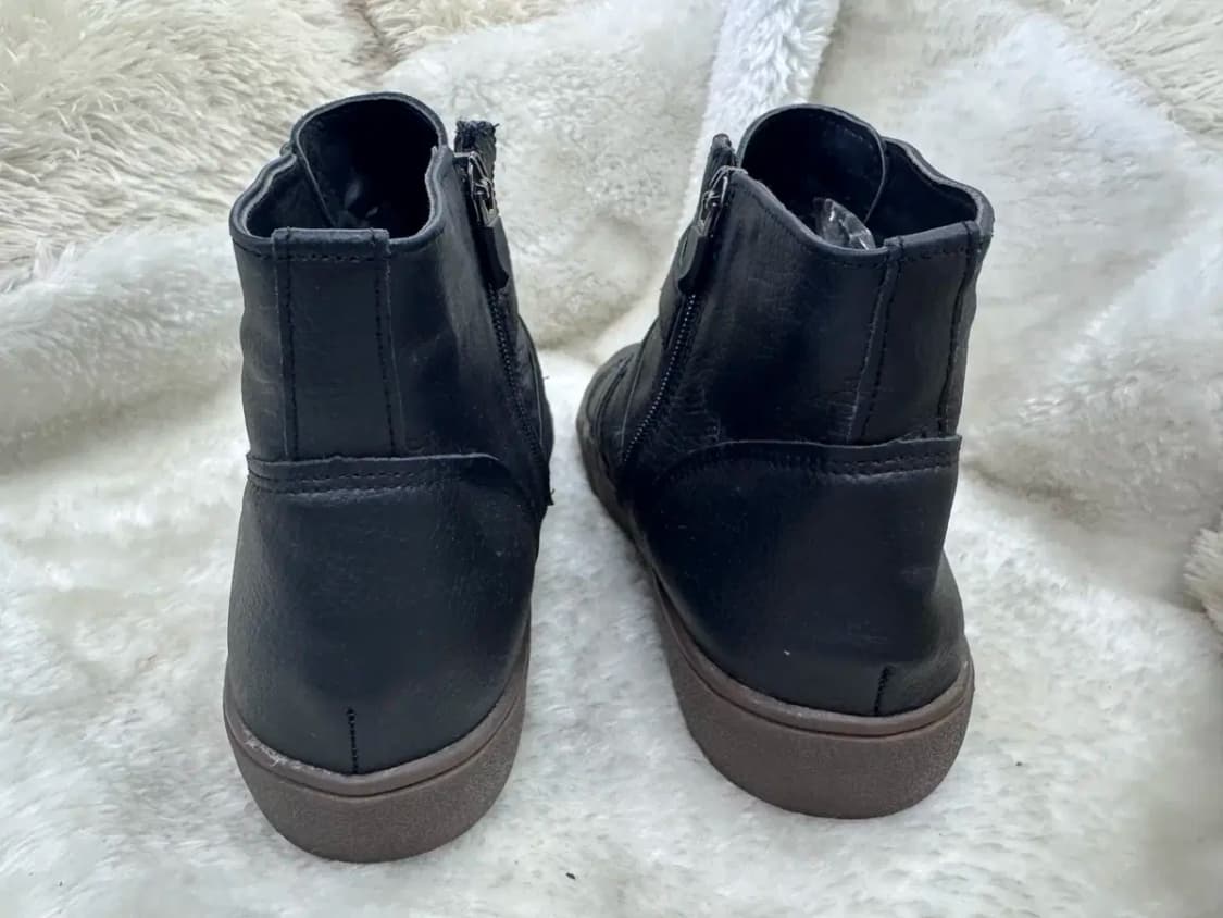 아페토 (opetto) 검정 가죽 앵클 부츠 255mm 상품이미지3