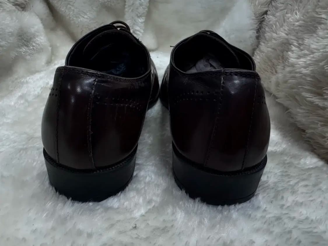 미소페 남성용 브라운 가죽 옥스퍼드 슈즈 255mm 상품이미지3