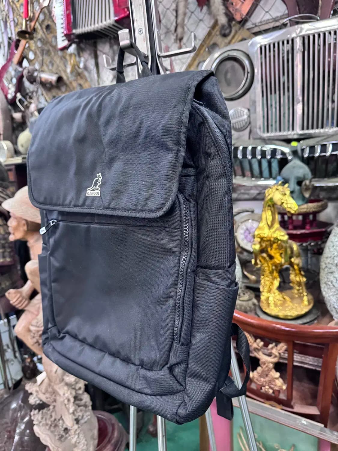 캉골 블랙 백팩 상품이미지2