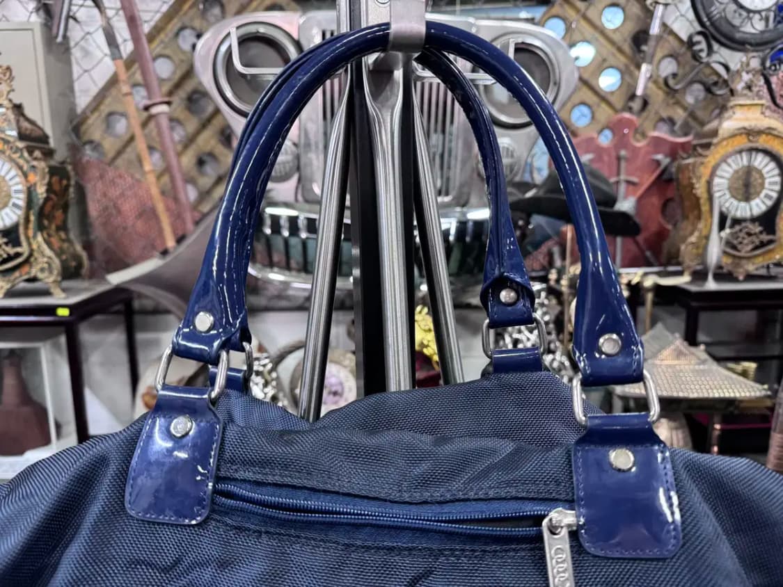 아우디 네이비 블루색 캔버스 골프가방 여행용가방 상품이미지5