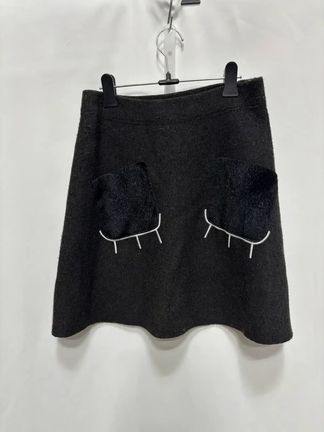 미스 밸리 니트 미니 스커트 상품이미지1