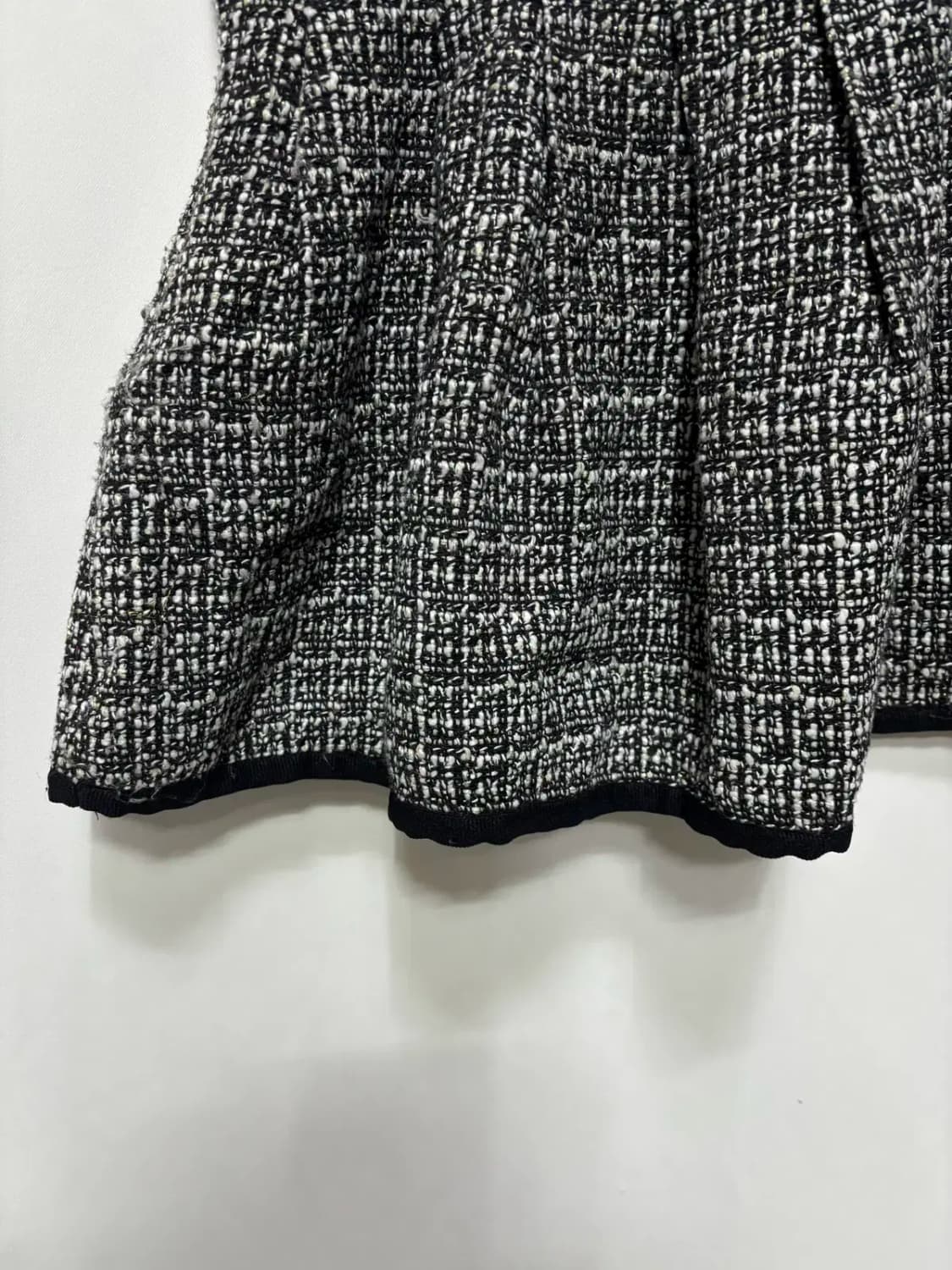 트위드 미니 스커트 치마 상품이미지3