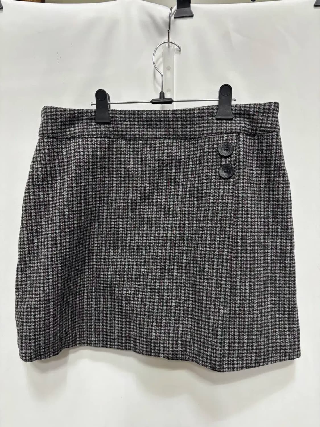 캔마트 잔체크 무늬 미니 스커트 치마 XL 상품이미지1