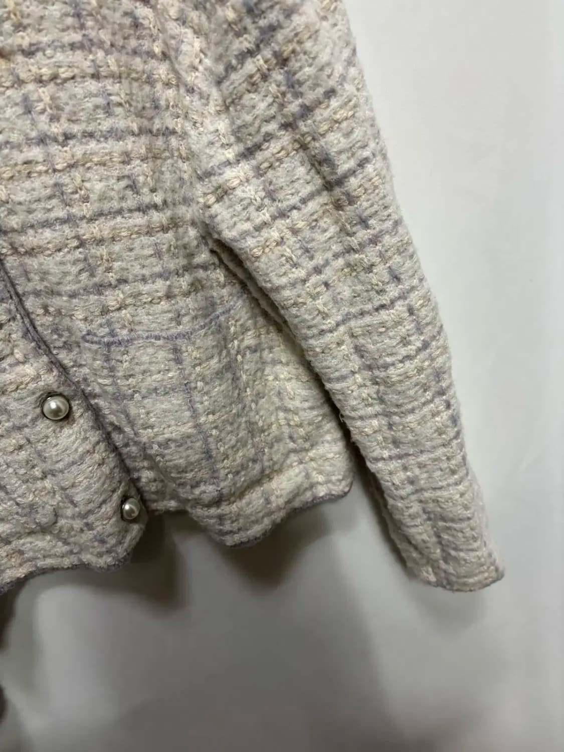 8 세컨즈 라운드 넥 트위드 가디건 M 상품이미지3