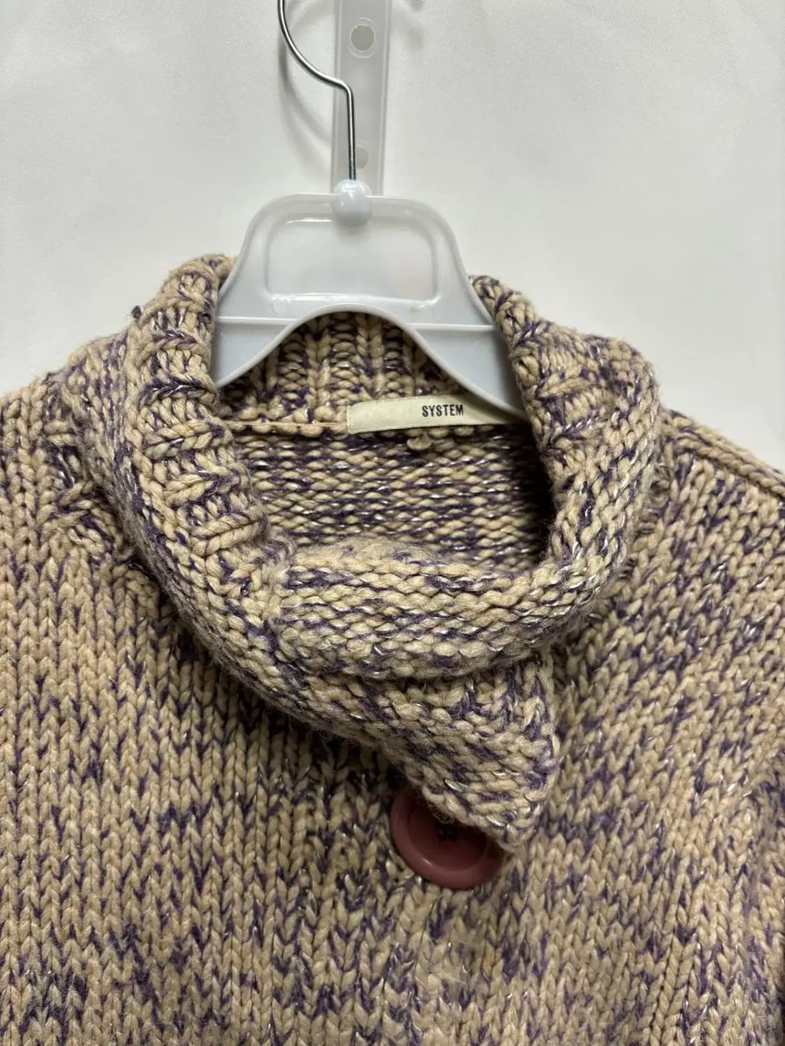 시스템 보카시 하이넥 니트 가디건 상품이미지2