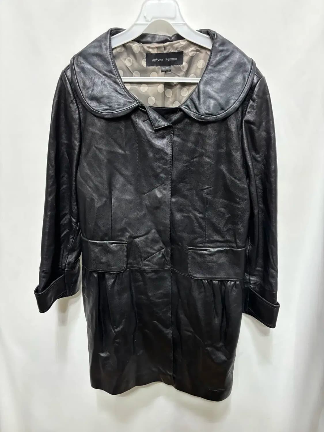 아니베에프 양가죽 100% 롱코트 상품이미지1