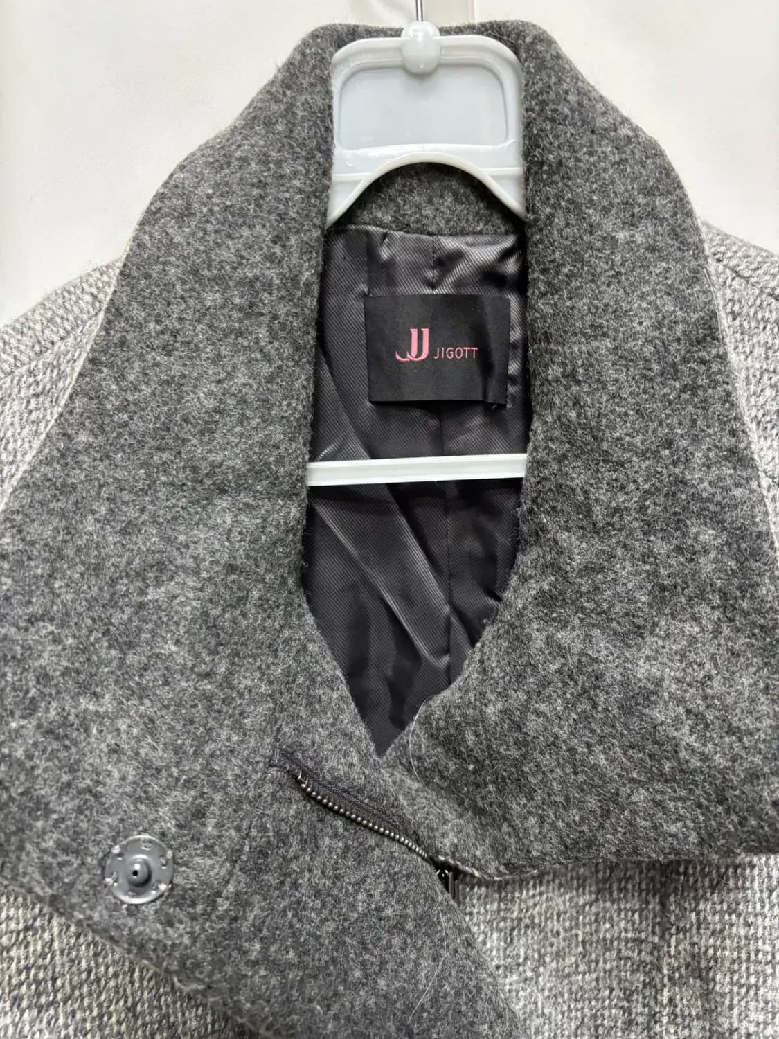 지코트 그레이 롱 모 코트 S 상품이미지2