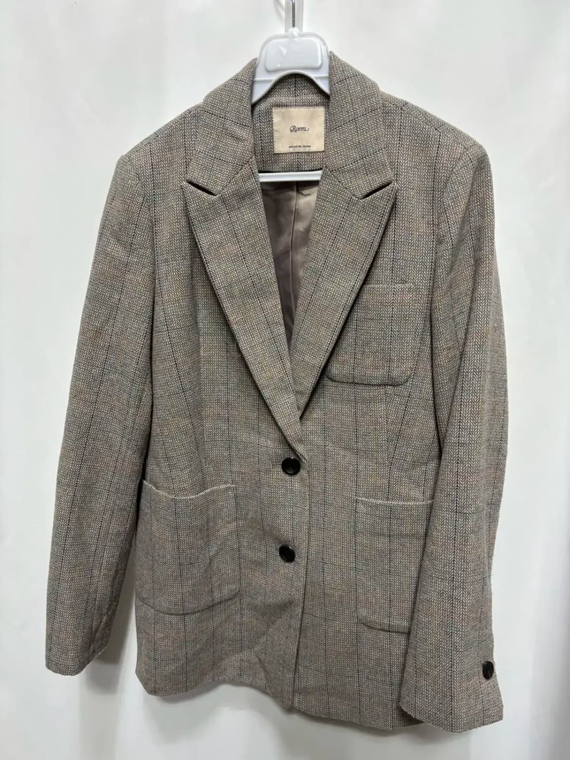 로엠 모 혼방 더블 카라 자켓 M 상품이미지1