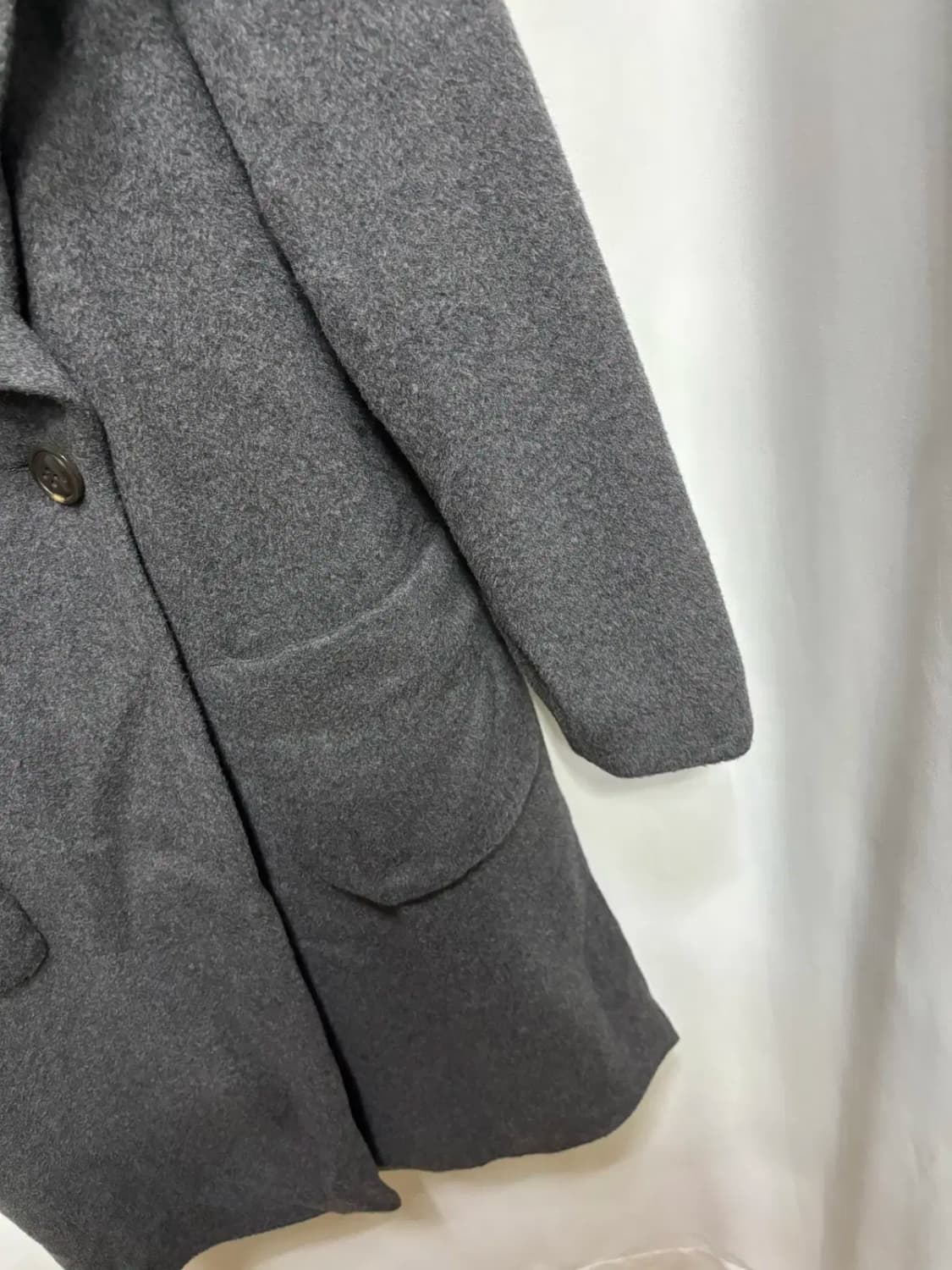 비비안 탐 모 67% 캐시미어 30% 더블 카라 롱코트 55 상품이미지3