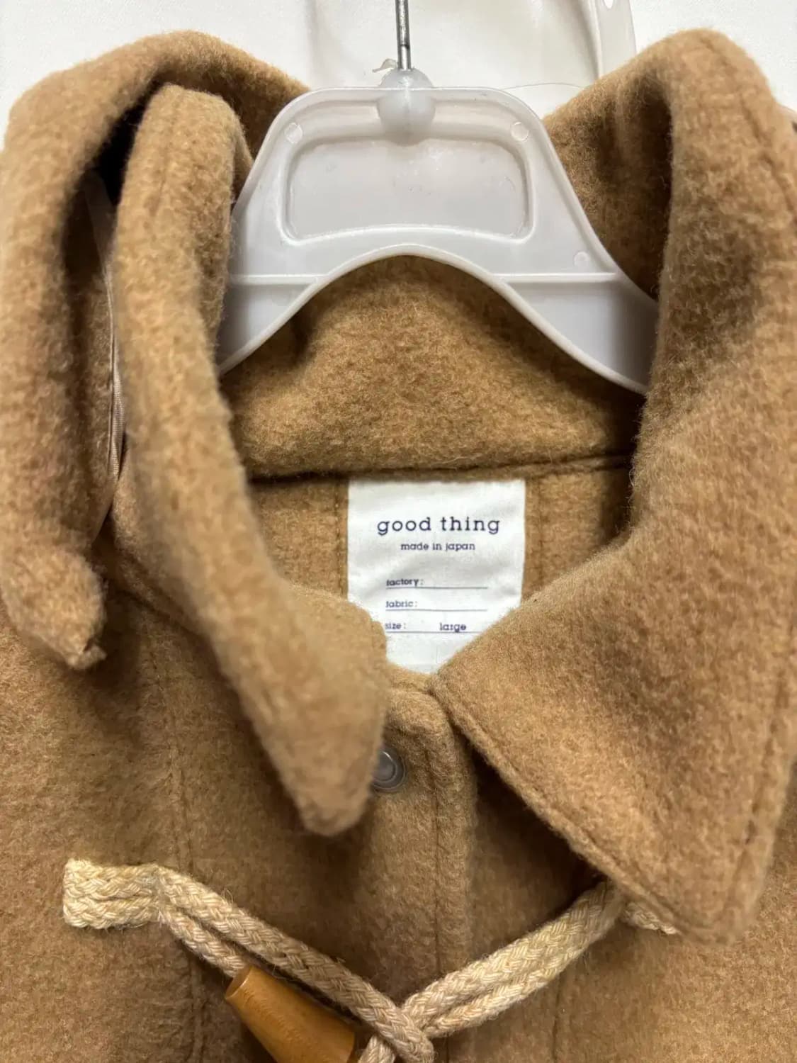 굿 띵 떡볶이 코트 L 상품이미지2