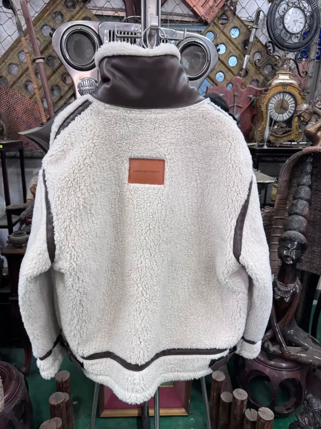 레브시티 (Revecite) 브라운 무스탕 상품이미지2