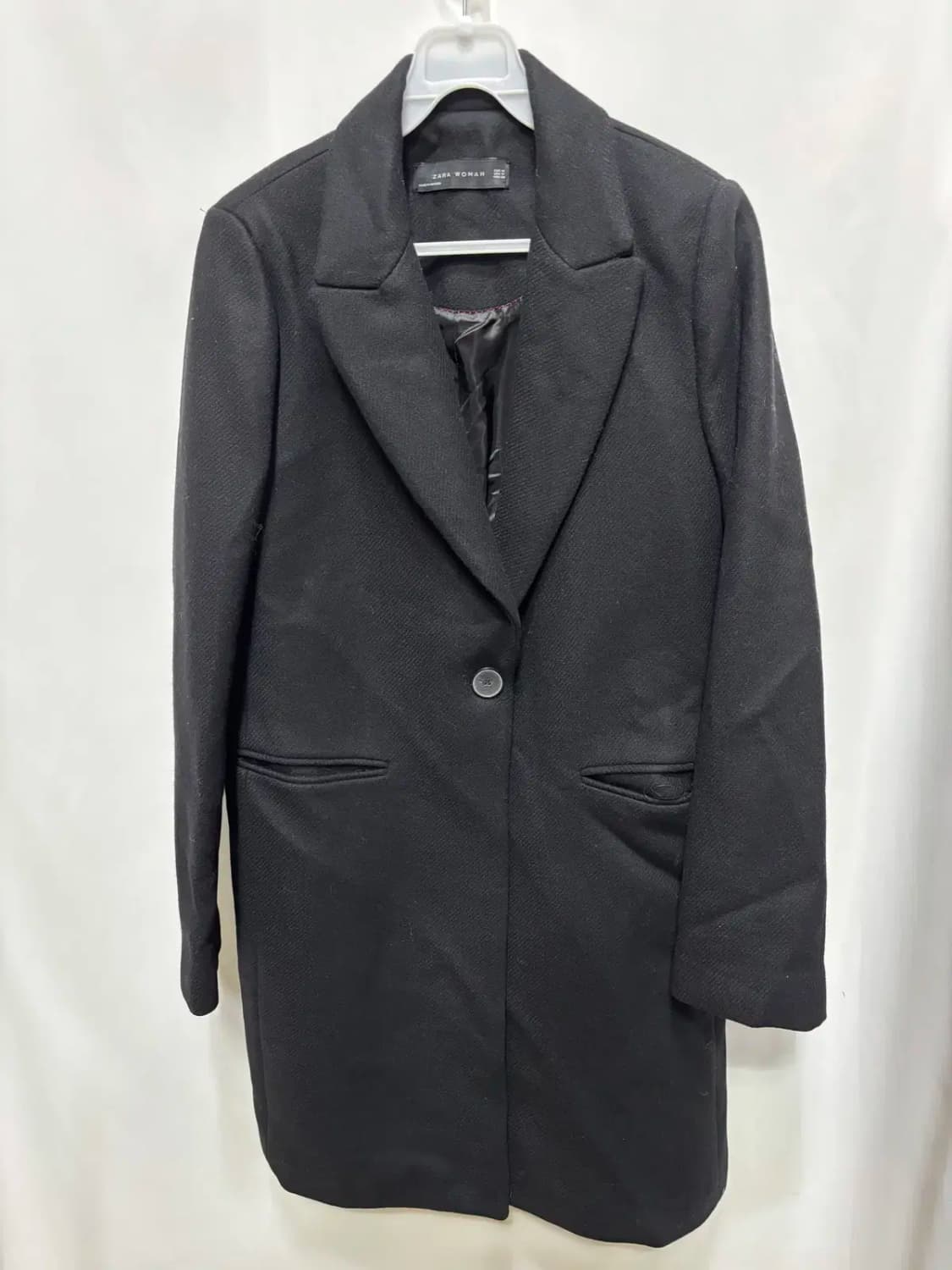 자라 워먼 모직 롱 코트 자켓 M 상품이미지1