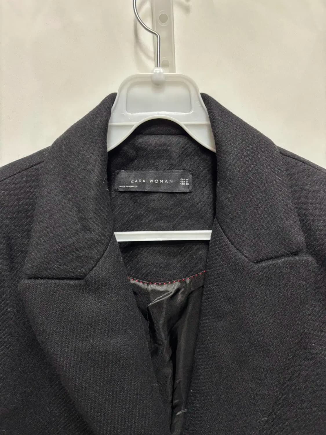 자라 워먼 모직 롱 코트 자켓 M 상품이미지2