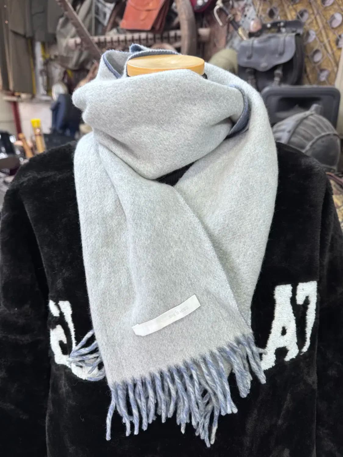 쉬즈미스 (SHE'S MISS) 양면 울 머플러 상품이미지3