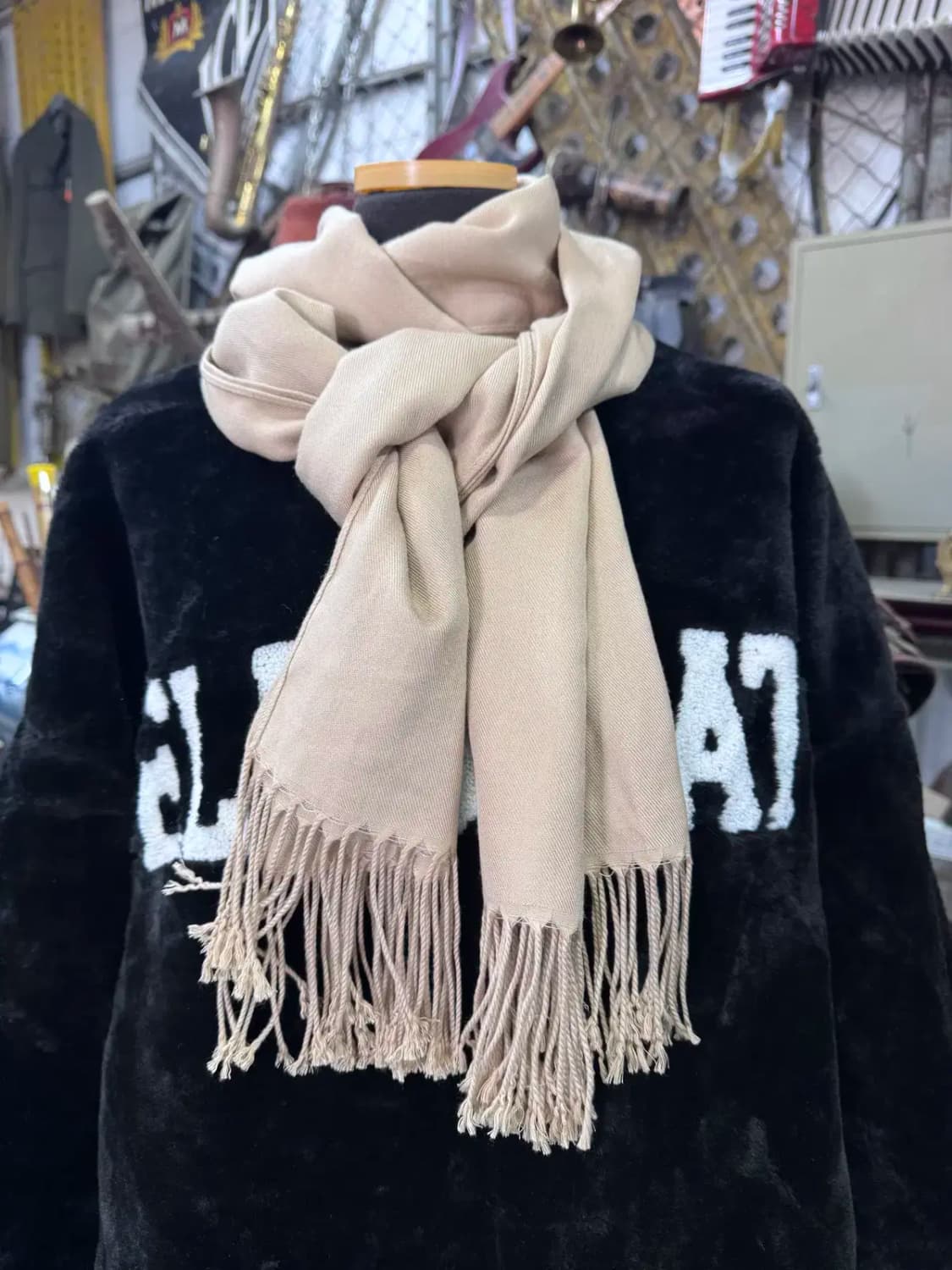 레노마 베이지  스카프 상품이미지1