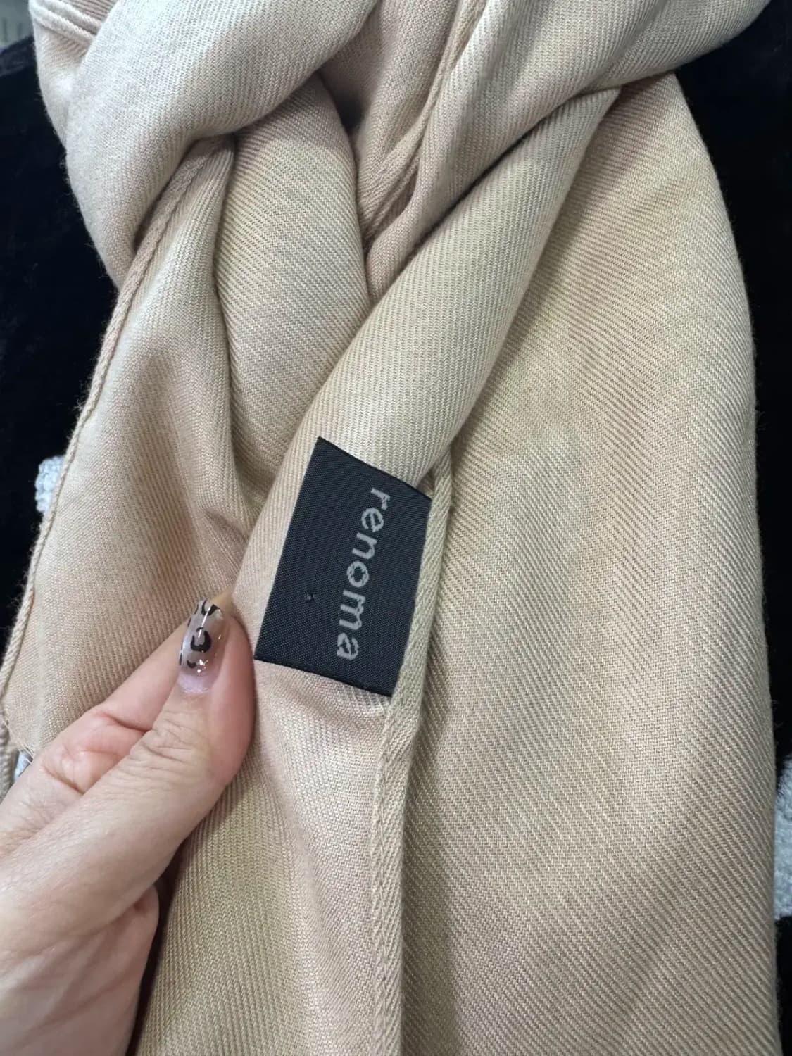 레노마 베이지  스카프 상품이미지4