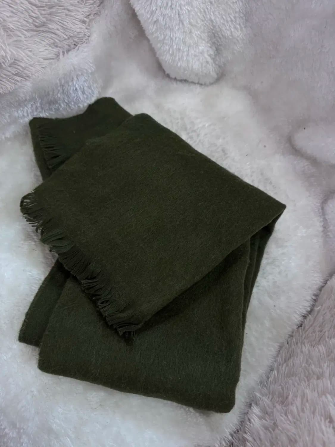 카키컬러 목도리 상품이미지4