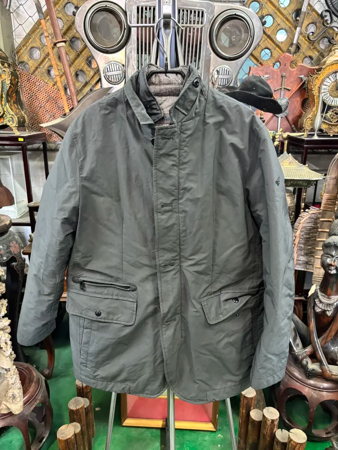 헨리코튼 남성 내피 분리 거위털 혼합 겨울 자켓 상품이미지1