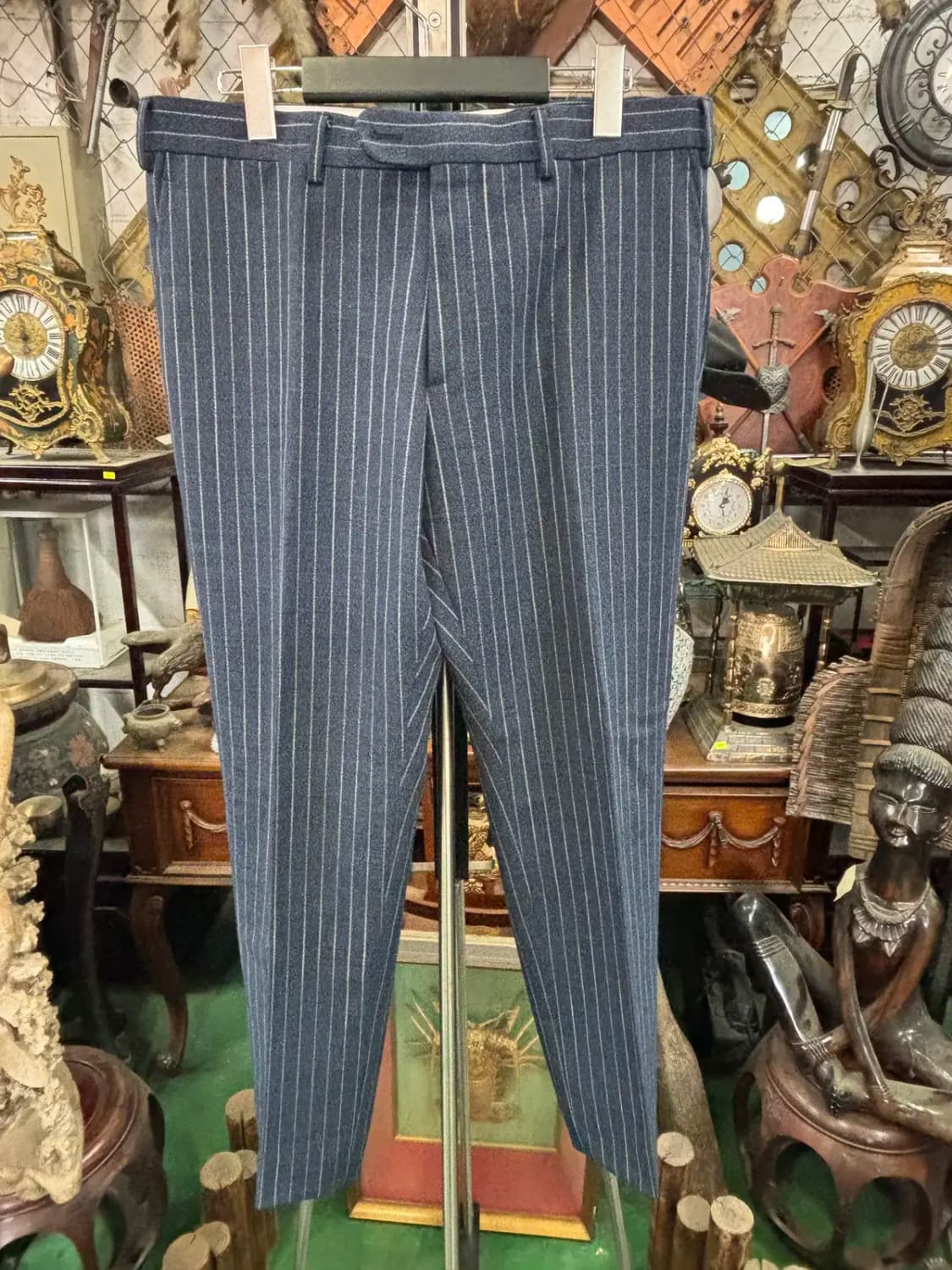라니피치오 세루티 남성 스트라이프 정장 슬랙스 바지 34인치 상품이미지1