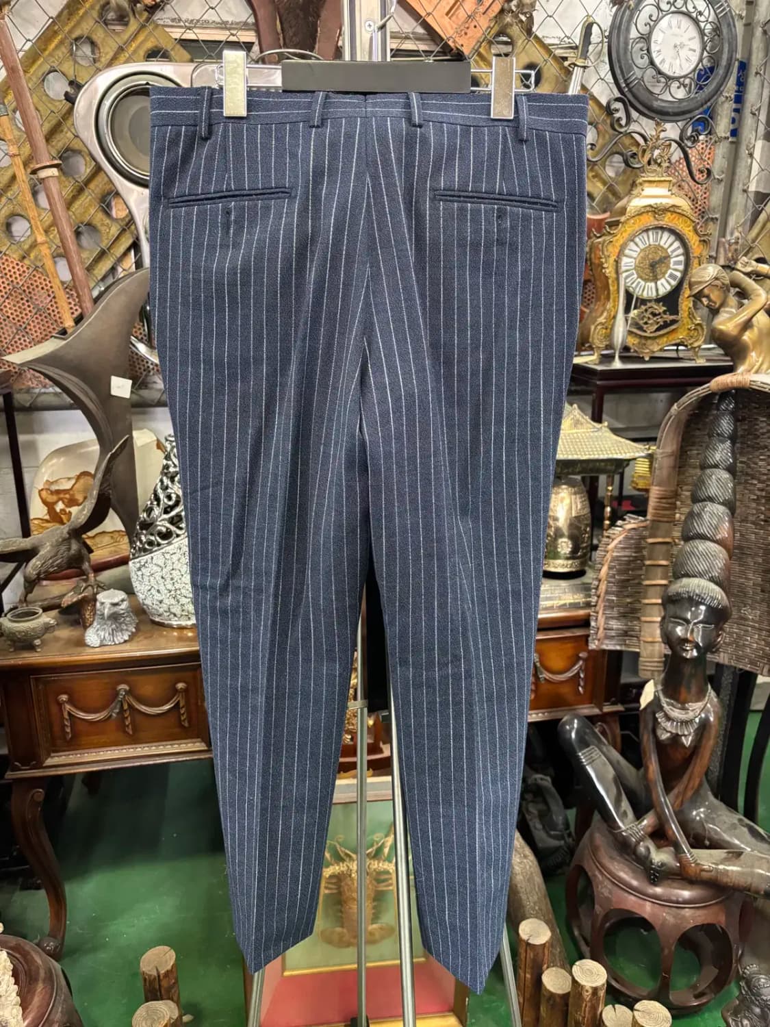 라니피치오 세루티 남성 스트라이프 정장 슬랙스 바지 34인치 상품이미지4