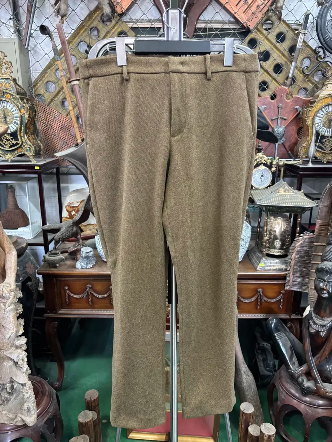 앤듀 남성 겨울 바지 슬랙스 34인치 상품이미지1