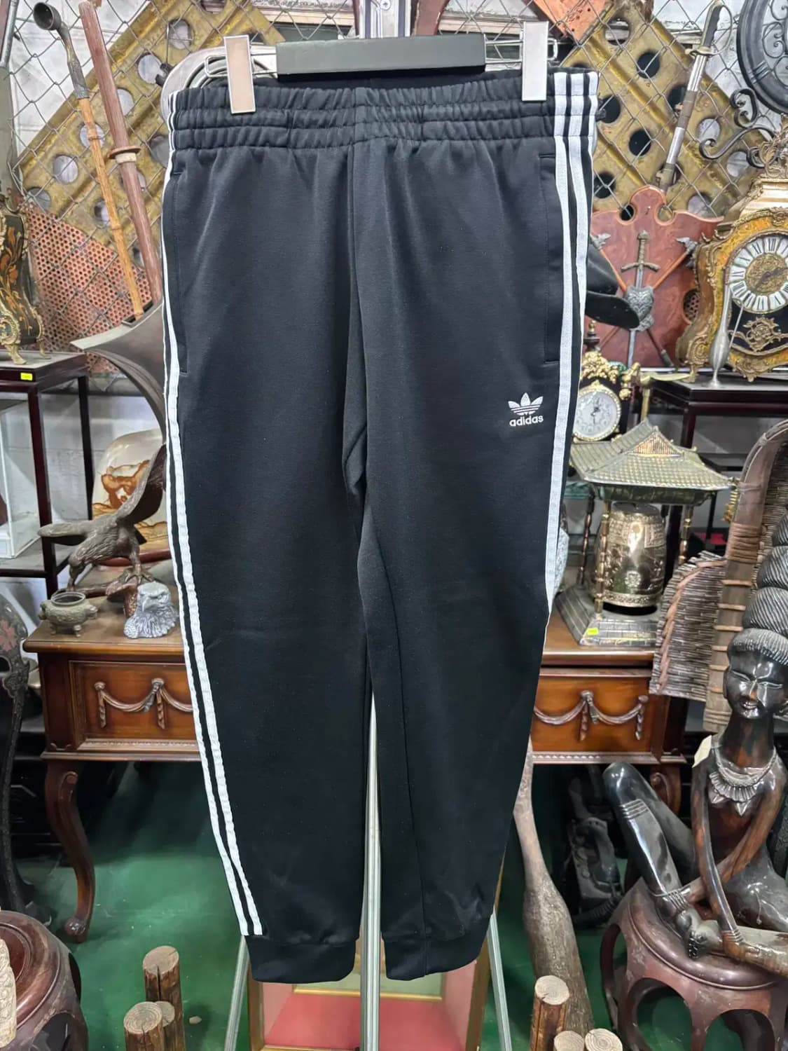 아디다스 불꽃 마크  발목 시보리 츄리닝 팬츠 상품이미지1