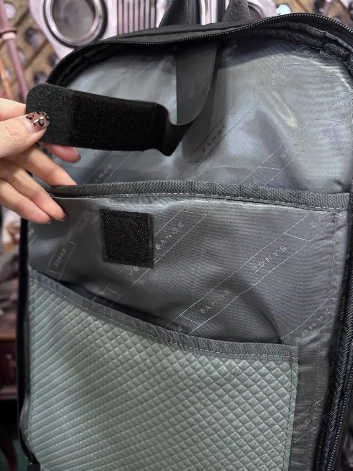BANGE 노트북 백팩 (블랙) 상품이미지6