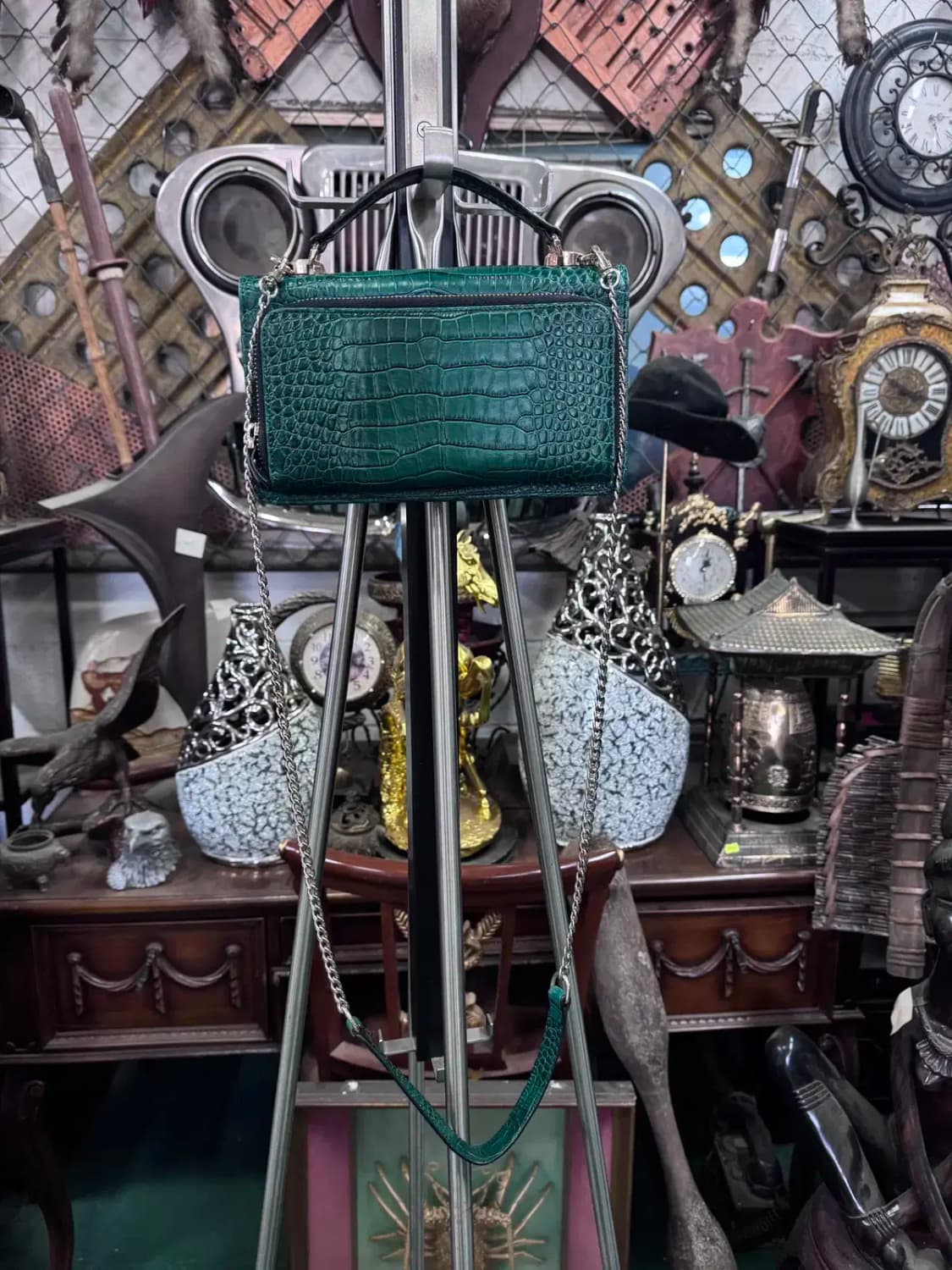 금장체인 가죽 크로스백 상품이미지6