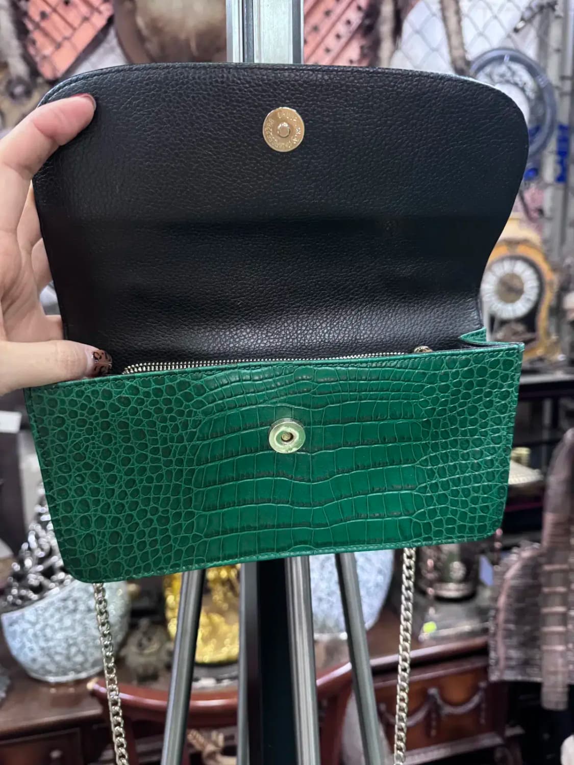 금장체인 가죽 크로스백 상품이미지8