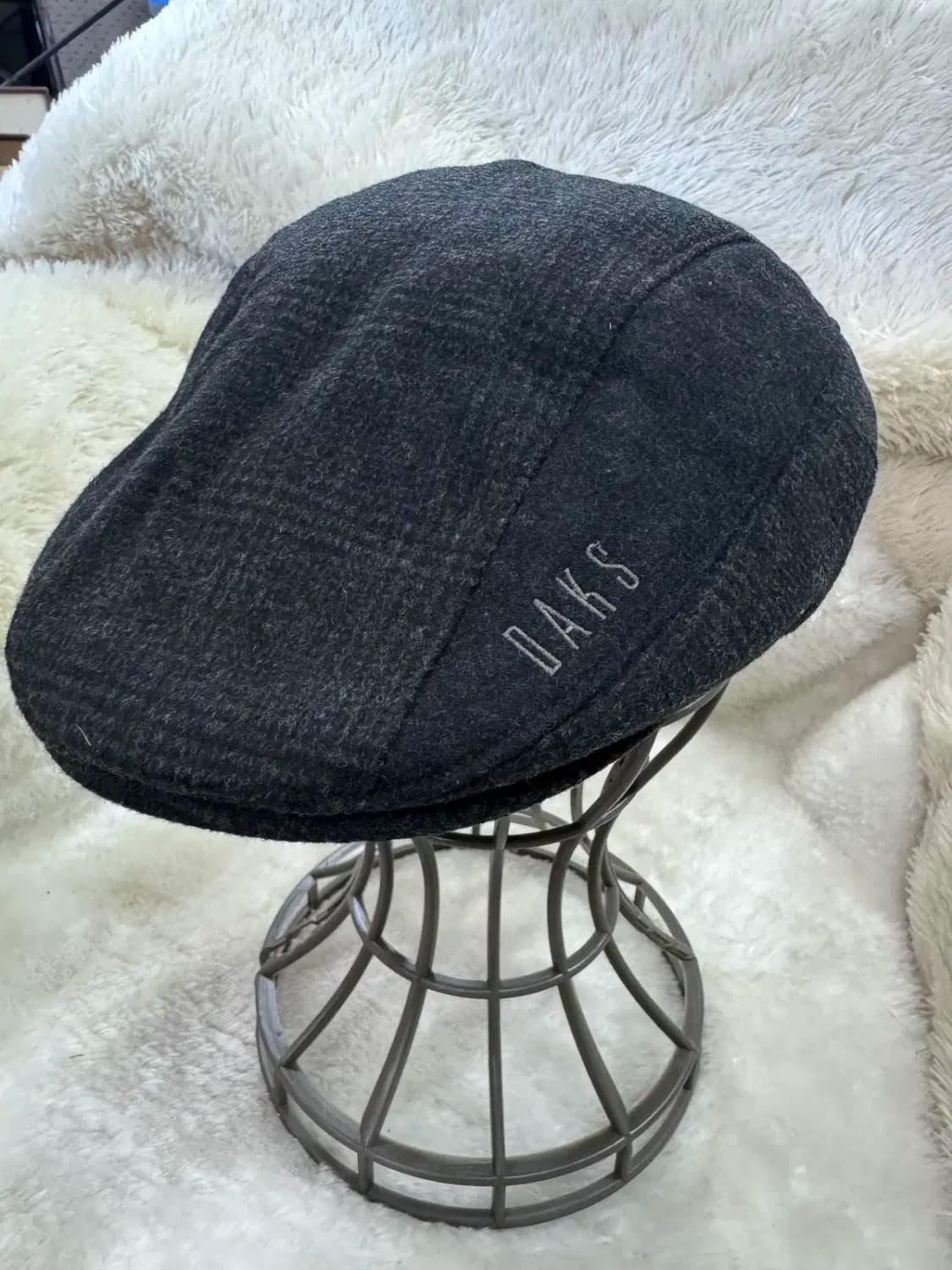 닥스 베레모 헌팅캡 진그레이 뒤돌이 모자 상품이미지1