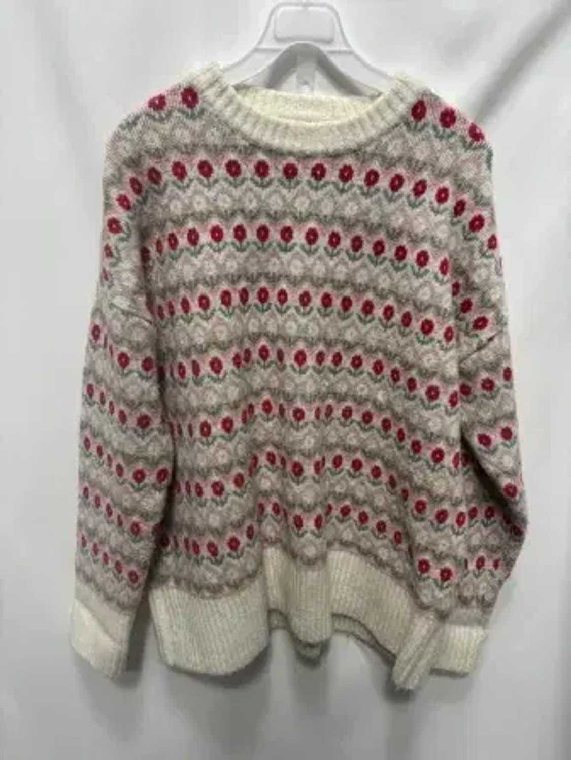 플라워문양 스웨터 니트 상품이미지1