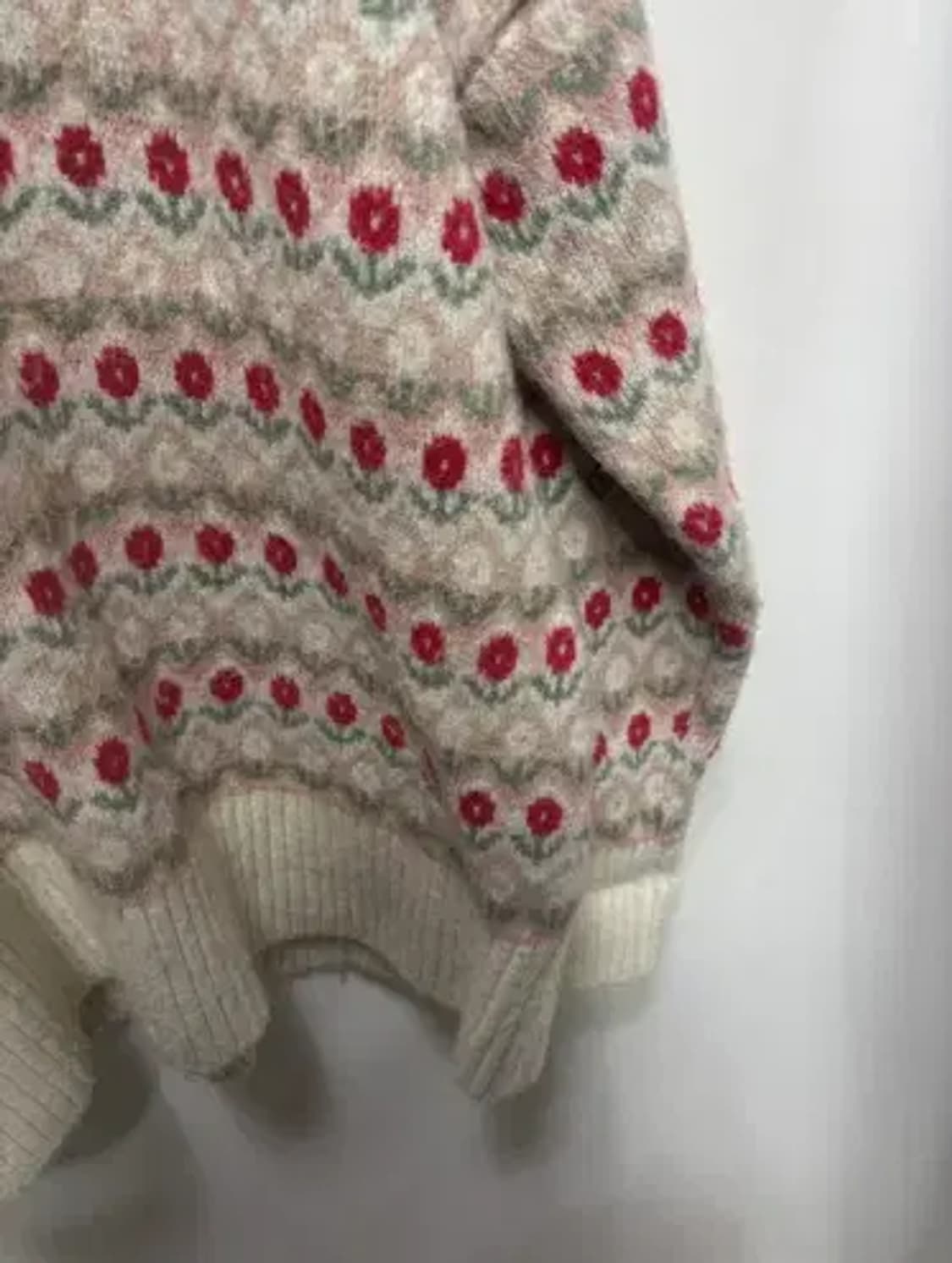 플라워문양 스웨터 니트 상품이미지3