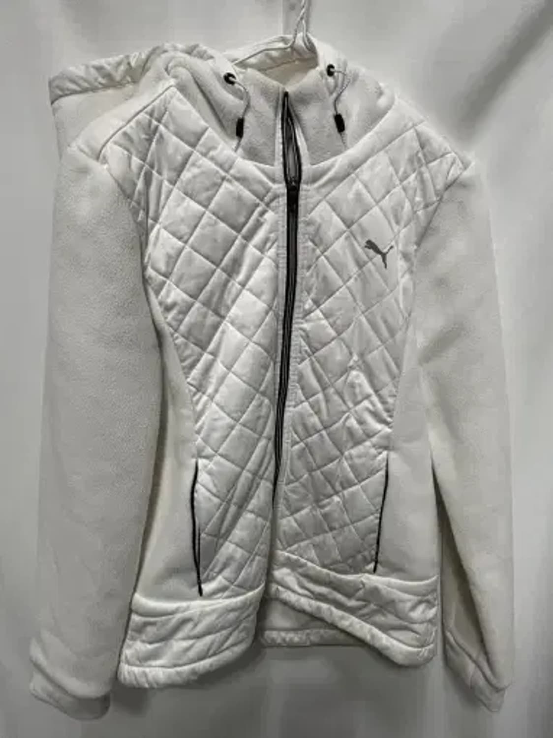 퓨마 화이트 누빔 점퍼 L 상품이미지1