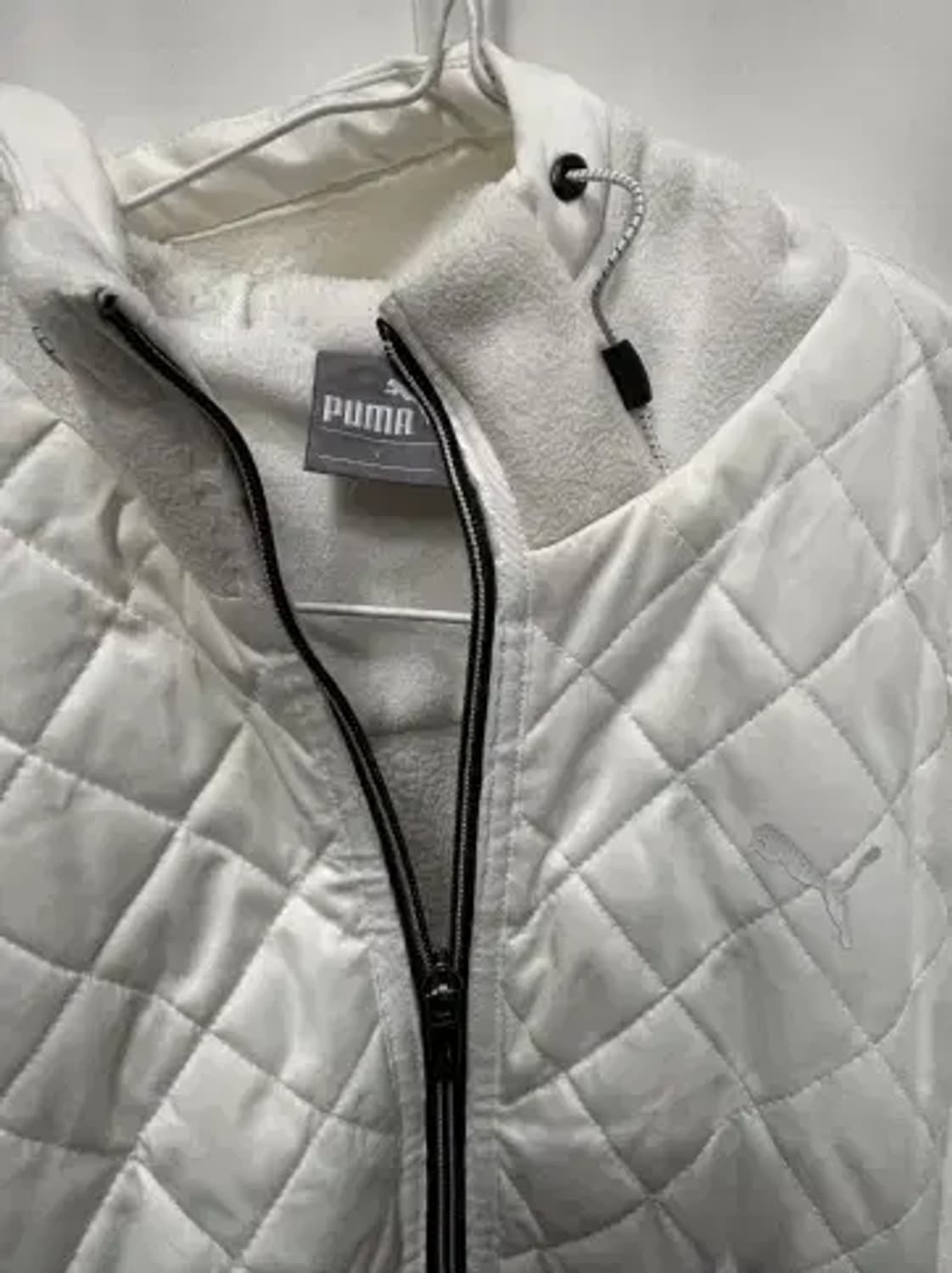 퓨마 화이트 누빔 점퍼 L 상품이미지2