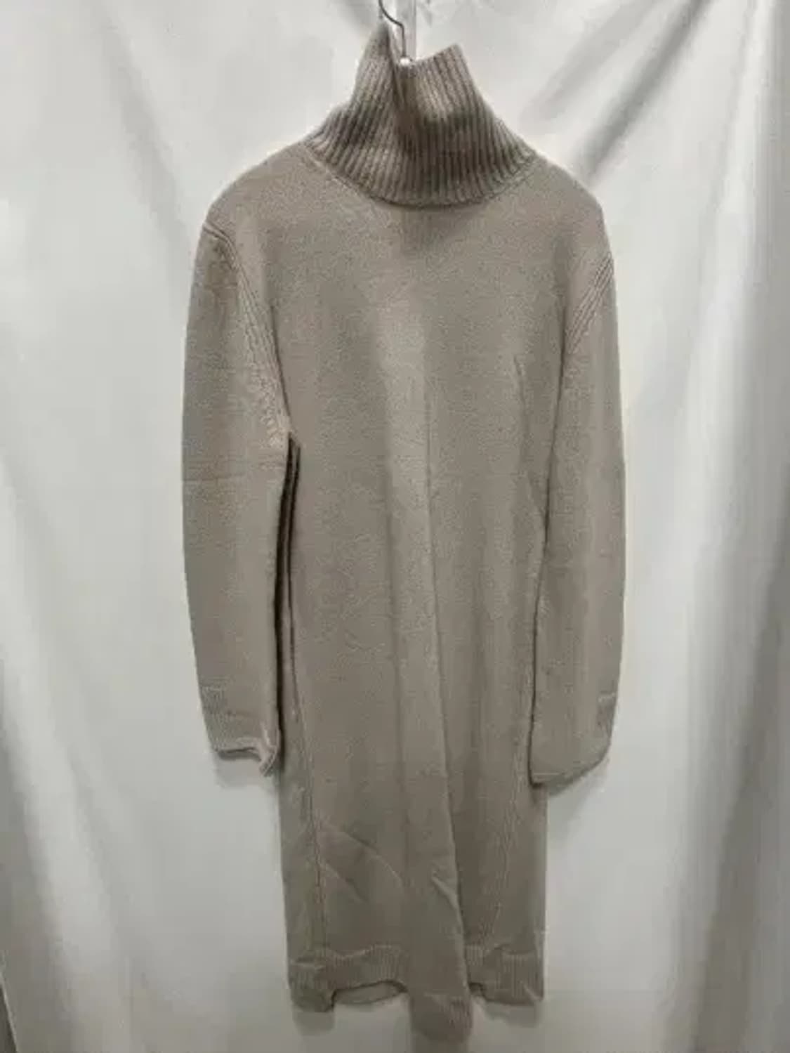 목폴라 레이어드 니트 롱 원피스 상품이미지4