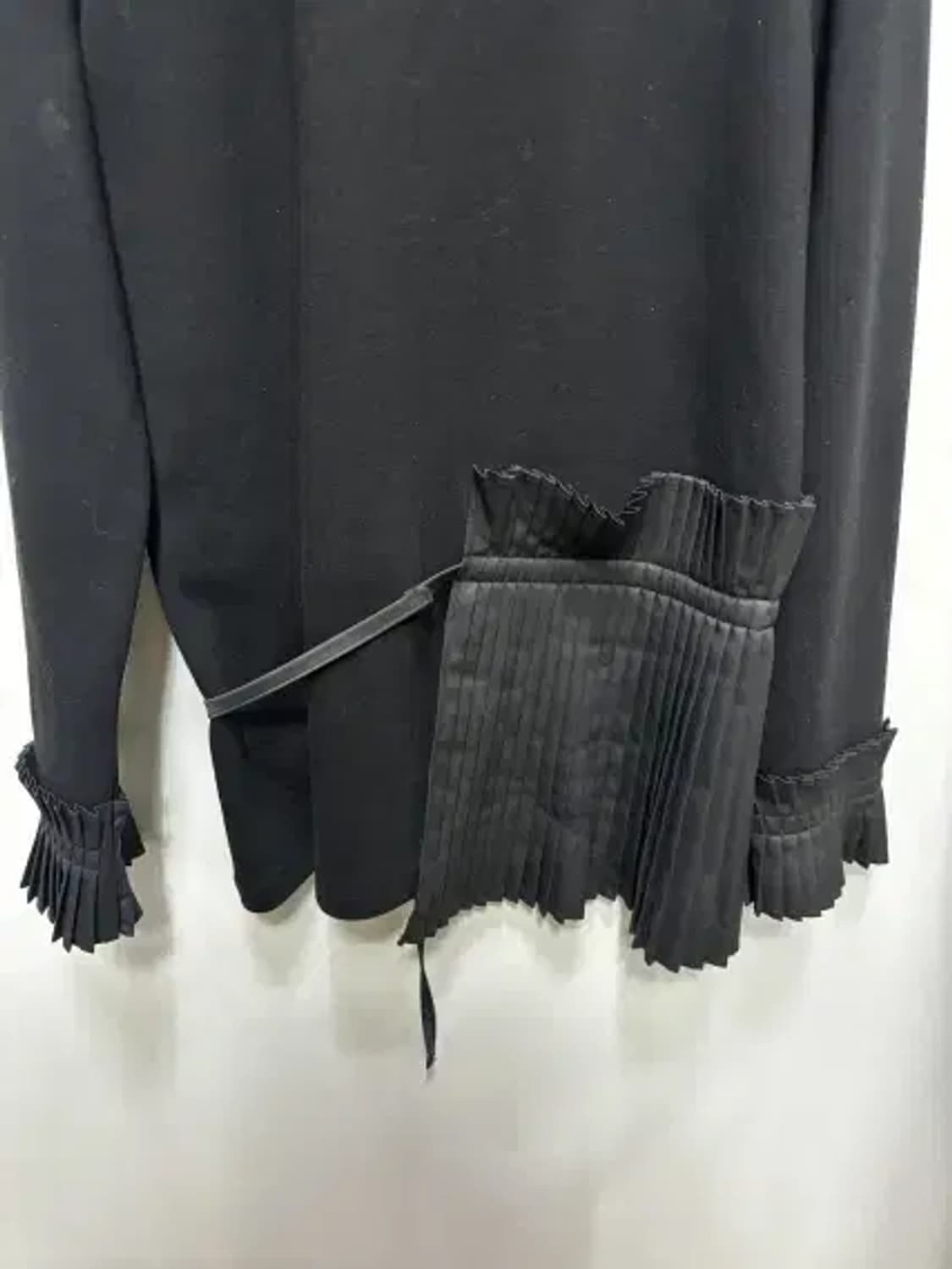 FECT 밑단 플리츠 레이어드 티셔츠 S 상품이미지3