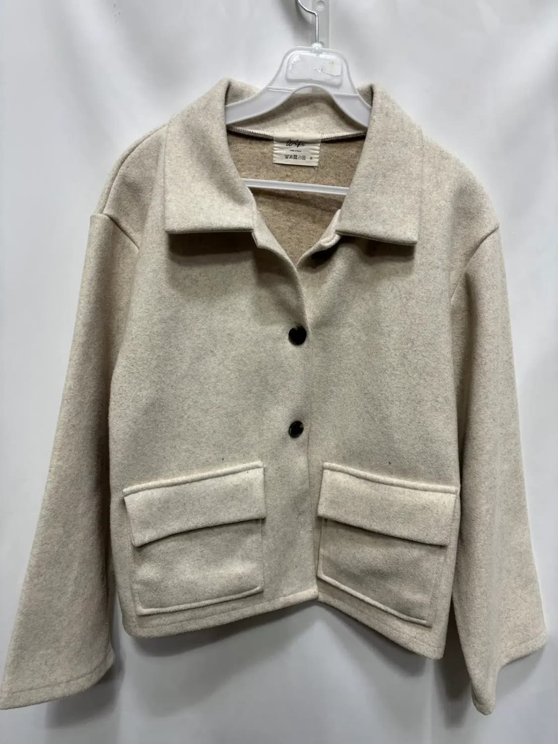 와이파이 오트밀 카라 자켓 코트 상품이미지1