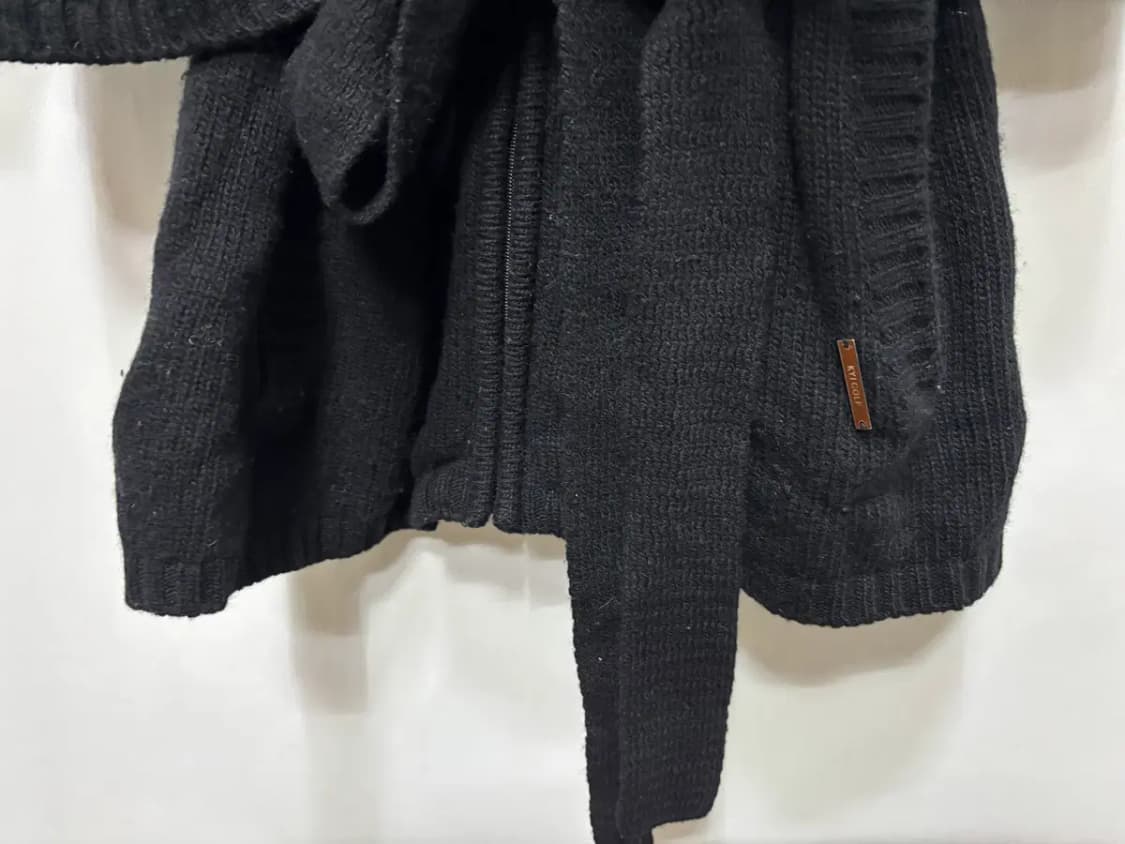 KYJ골프 모 49% 망토형 벨티드 니트 가디건 상품이미지3