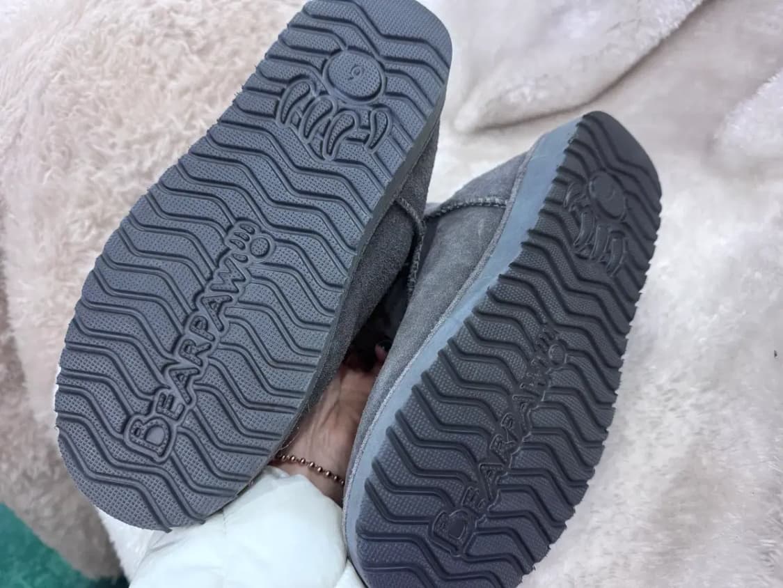 베어파우 그레이 소가죽(스웨이드) 양털 부츠 상품이미지5