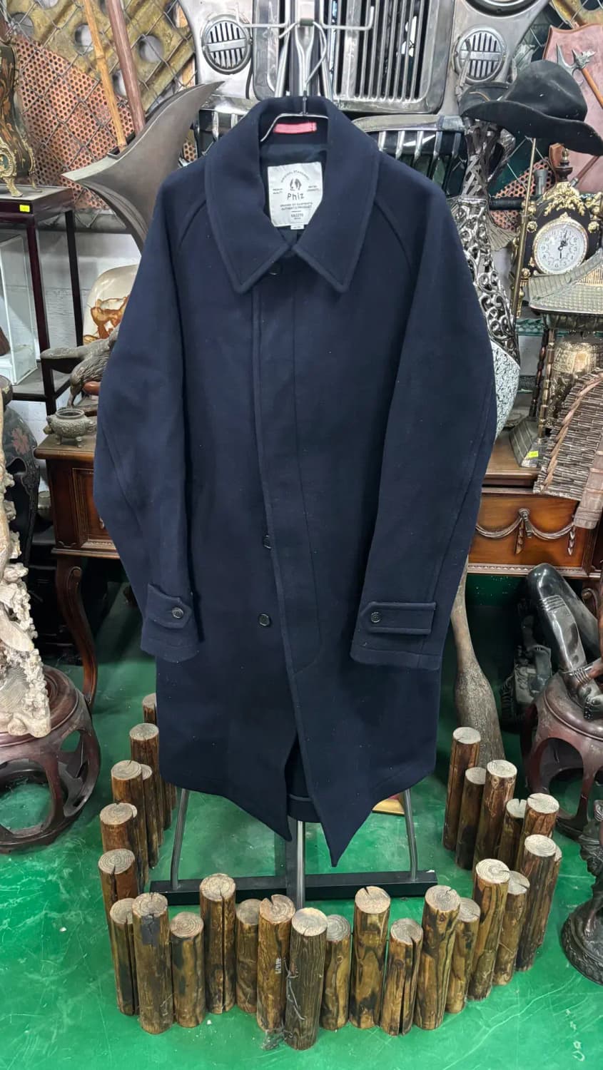 헤지스(HAZZYS) 모 90% 발마칸 롱코트 상품이미지1