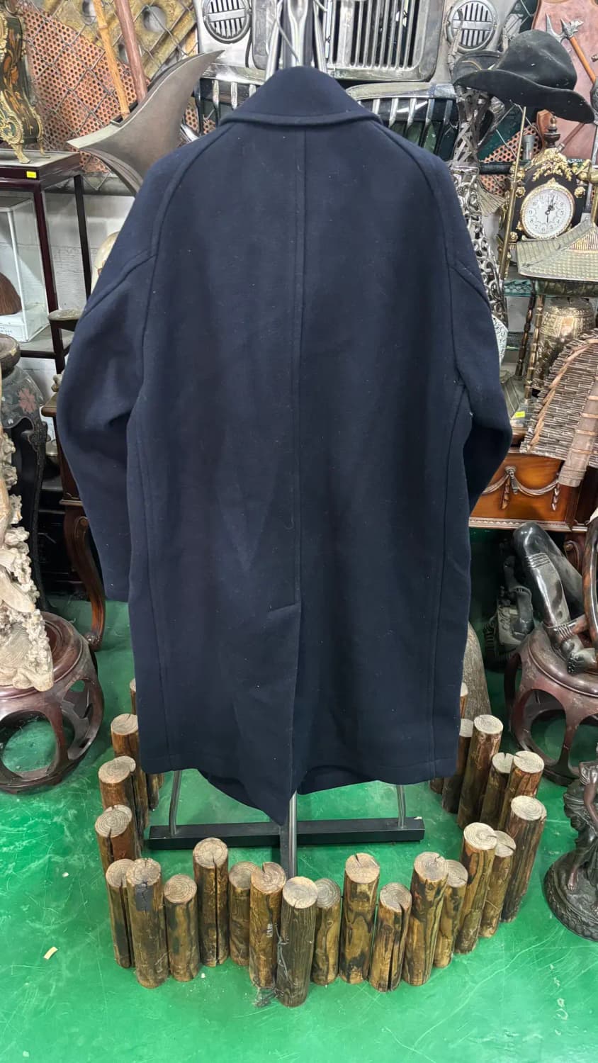 헤지스(HAZZYS) 모 90% 발마칸 롱코트 상품이미지4