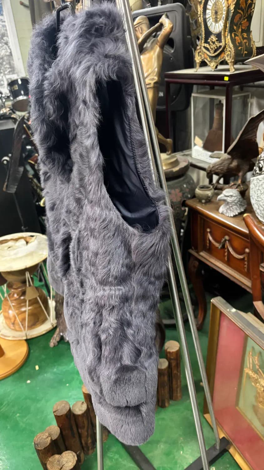 램+렉스  천연 모피 베스트 조끼 상품이미지3