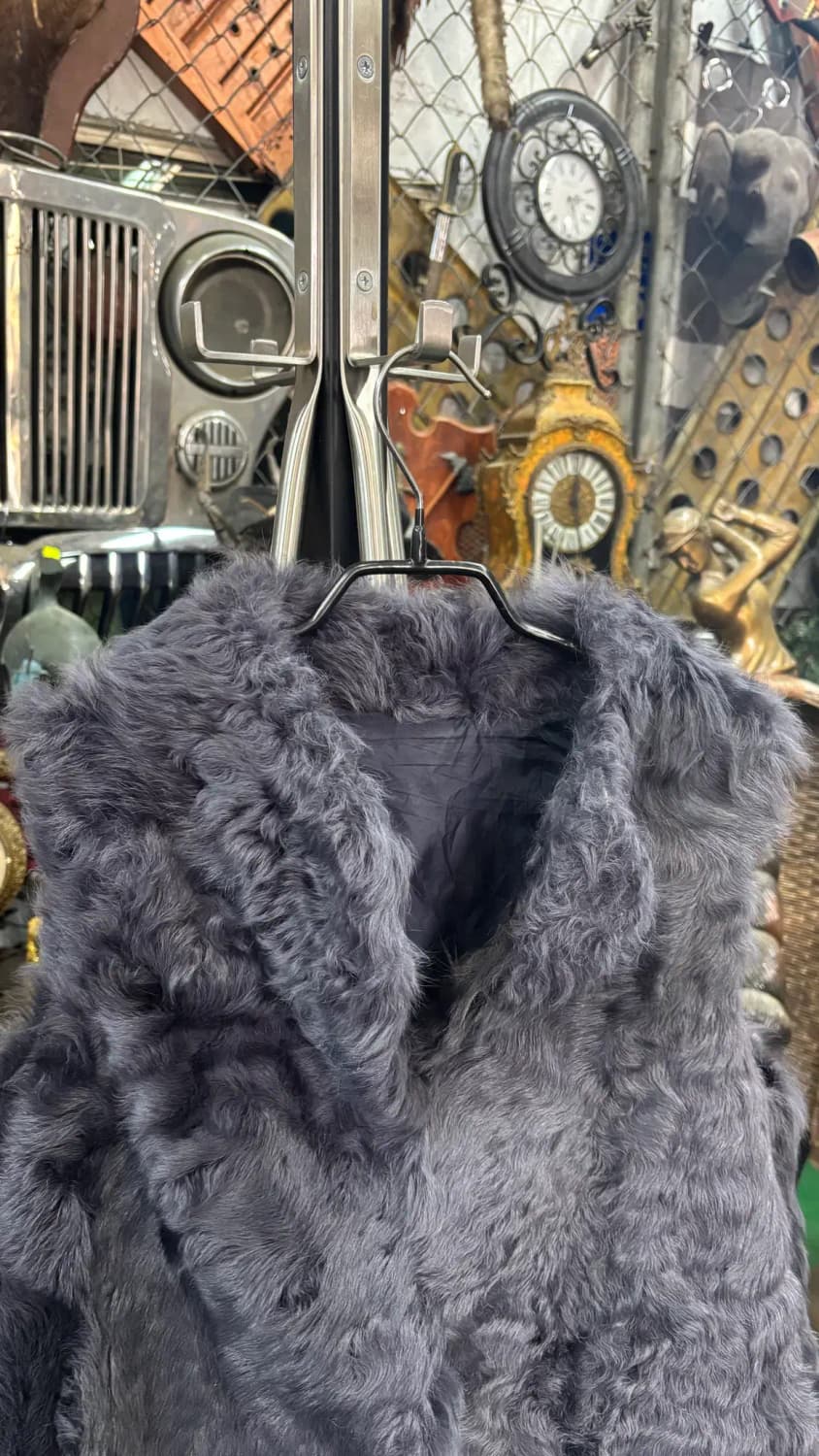 램+렉스  천연 모피 베스트 조끼 상품이미지4