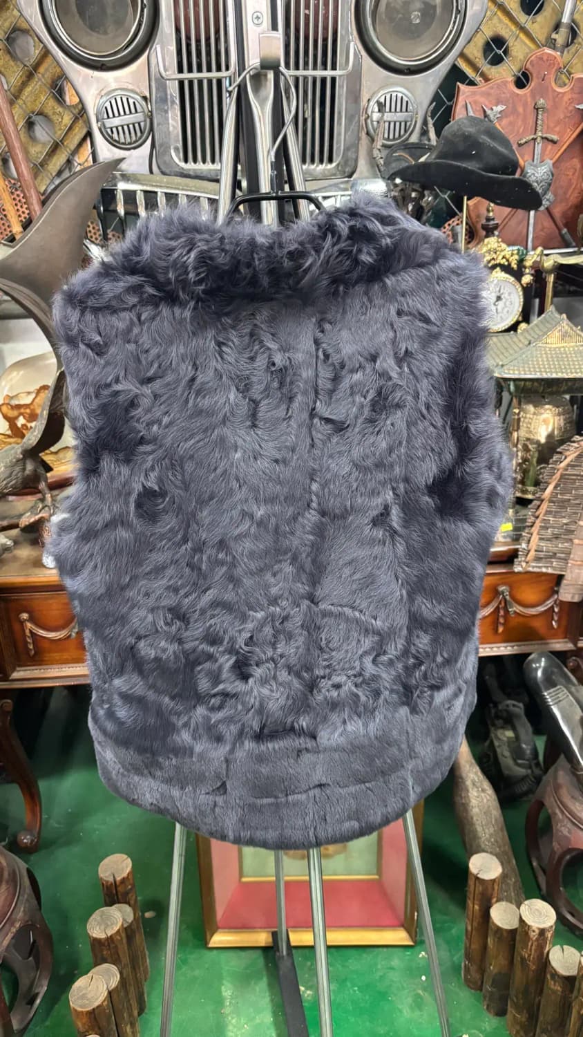 램+렉스  천연 모피 베스트 조끼 상품이미지5