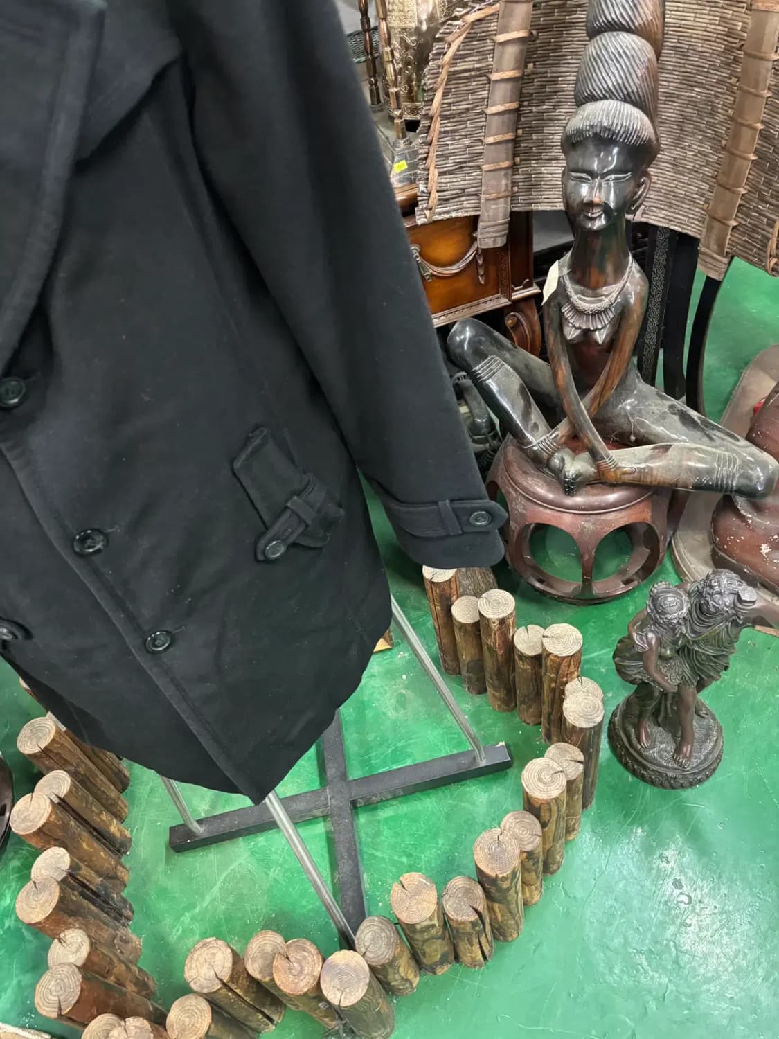 마인드브릿지 남성용 블랙 코트 상품이미지3